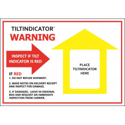 Tilt indicator indicateur de renversement 2