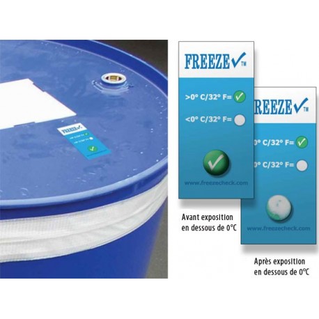 Freezecheck Indicateur de gel 0°C ou -5°C