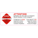 Petite étiquette Français/Anglais en option