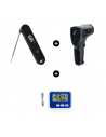 Pack de thermomètres à piquer, laser