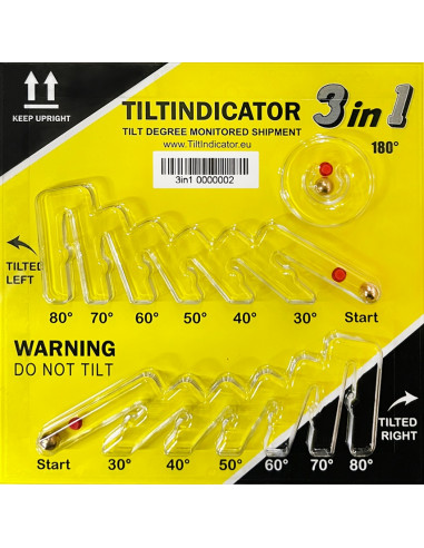 TILTINDICATOR 3en1 indicateur de renversement